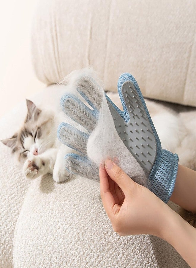 Cool Lemon 2 in 1 Pet Grooming Gloves for Dogs & Cats, Pet Fur Remover Glove, Grooming Brush for Shedding, Massage, Hair Remover Mitt, Fur Cleaner for Couch, Clothes,Carpet -1 Piece - Image 5